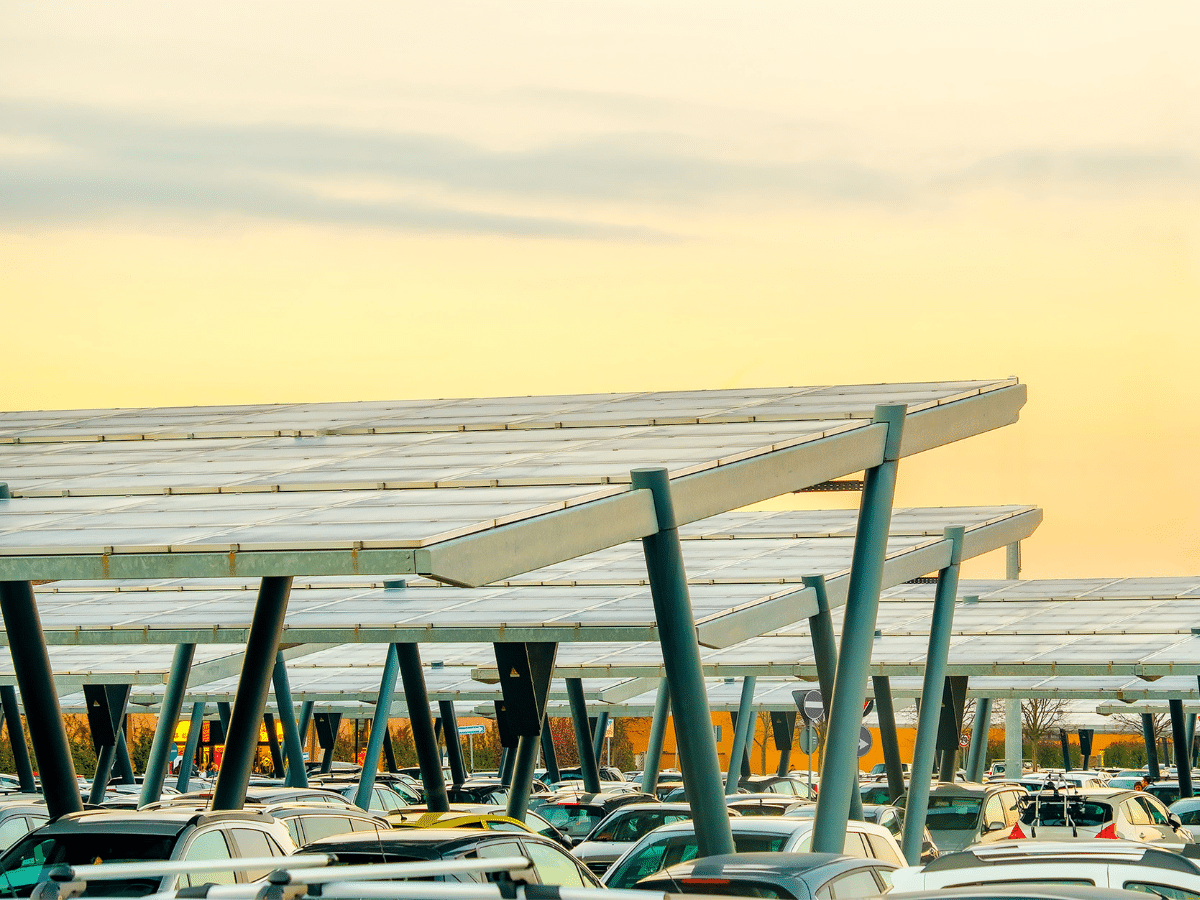 projet d'ombrière photovoltaïque solaire